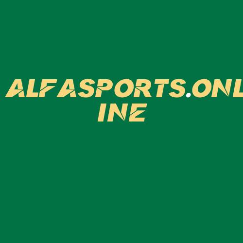 Logo da ALFASPORTS.ONLINE